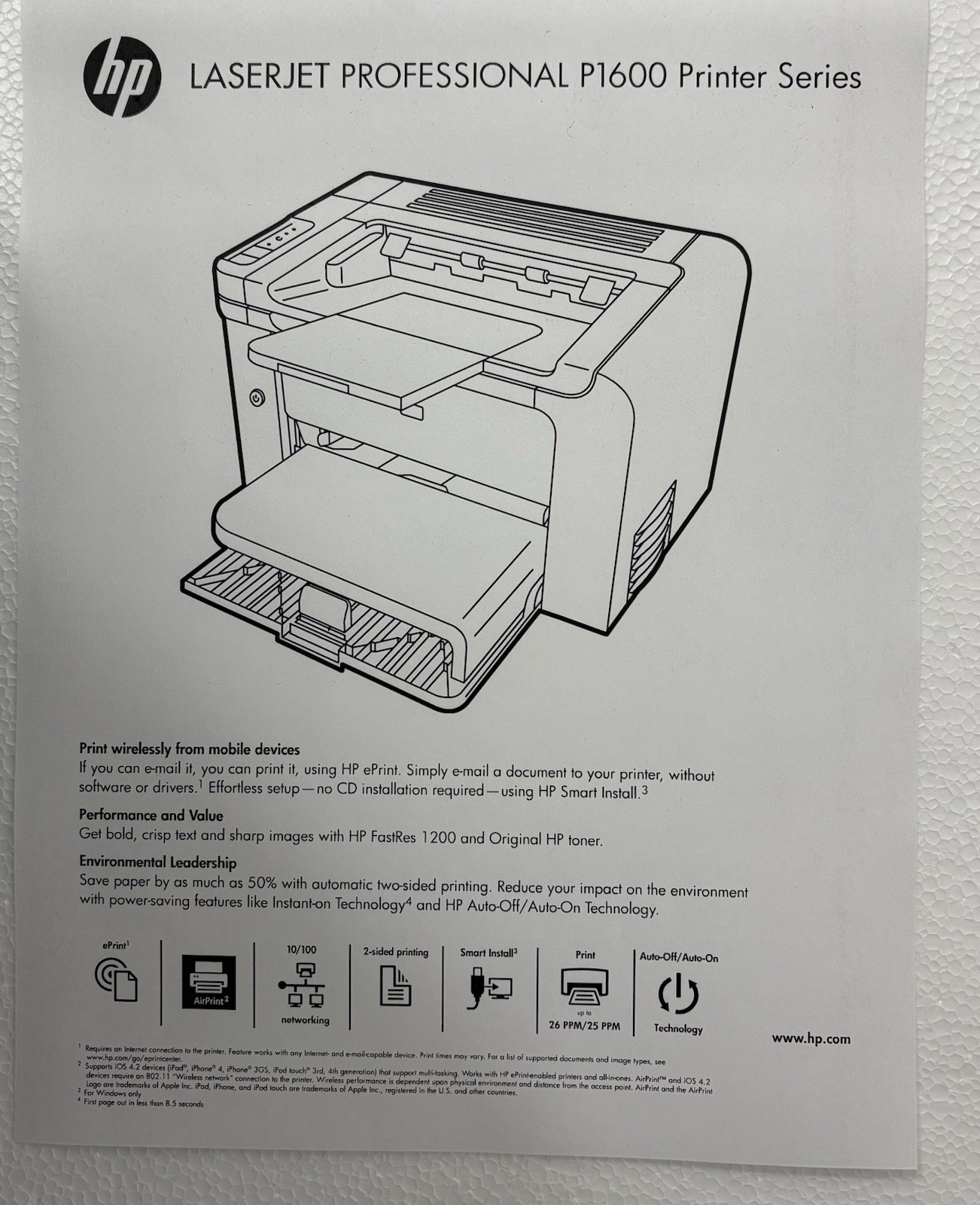 Hp Laserjet Pro P1606dn Printer Clean! P/Count 8250 + 100% Toner Duplex Network