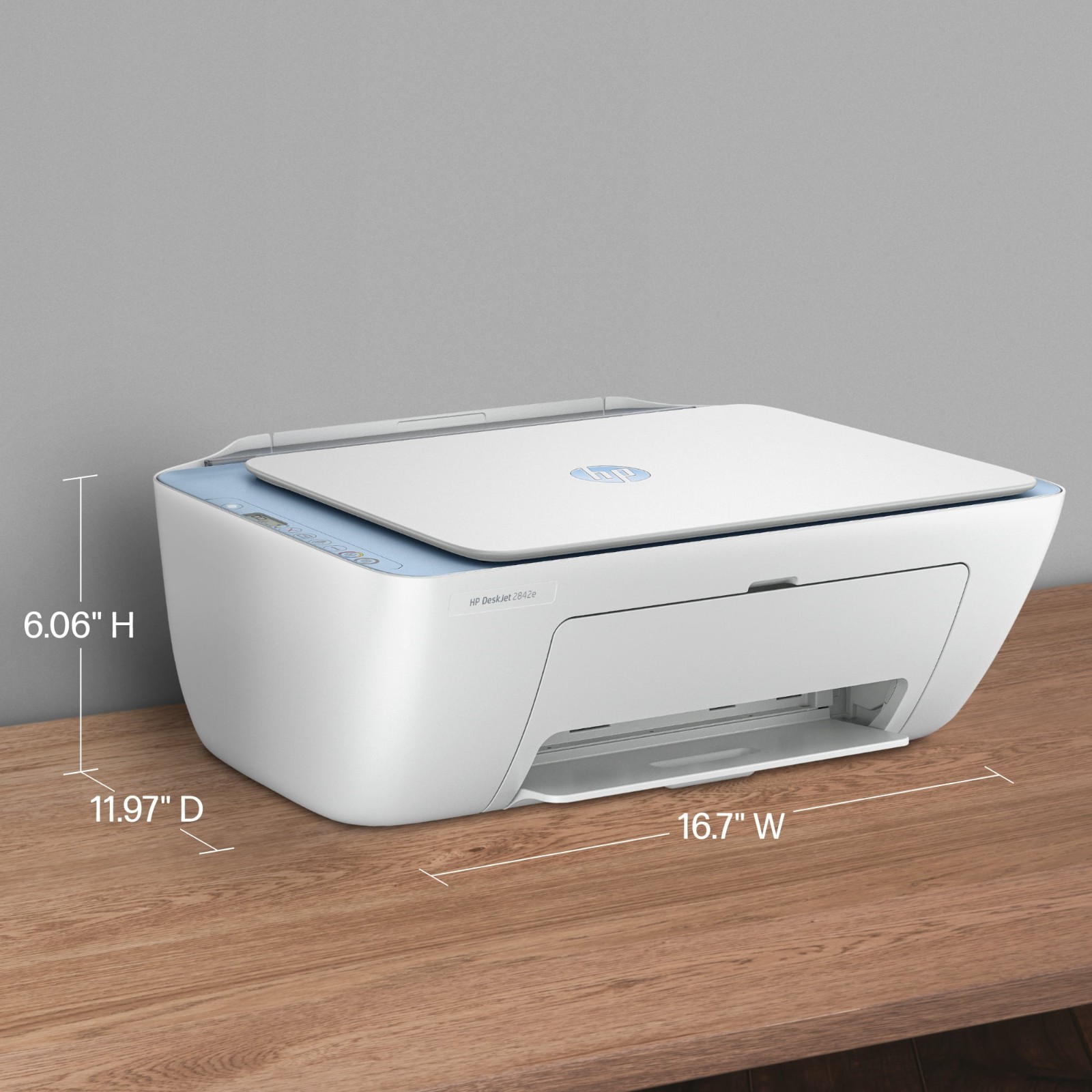 HP DeskJet 2855e Wireless All-in-One Color Inkjet Printer, Scanner, Copier, Best
