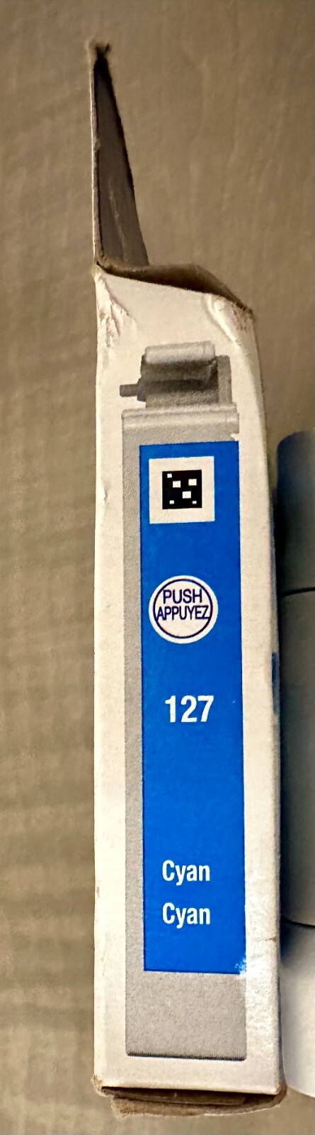 NIB Extra High Capacity Cyan Printer Ink Cartridge Genuine EPSON Exp. 02/2021