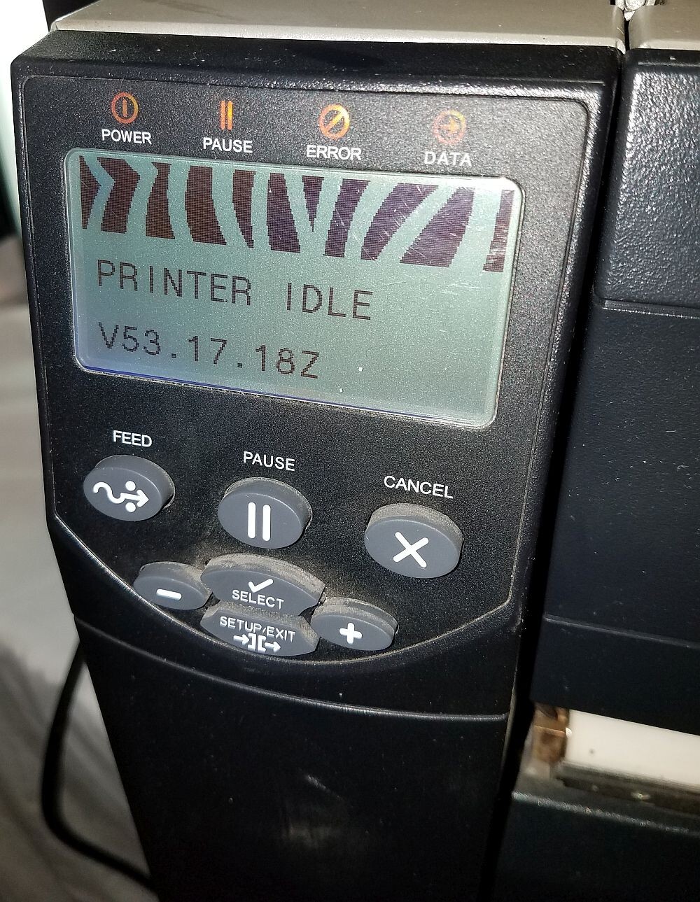 Zebra ZM400 Thermal Label Barcode Printer ZM400-2001-0100T As-Is Parts