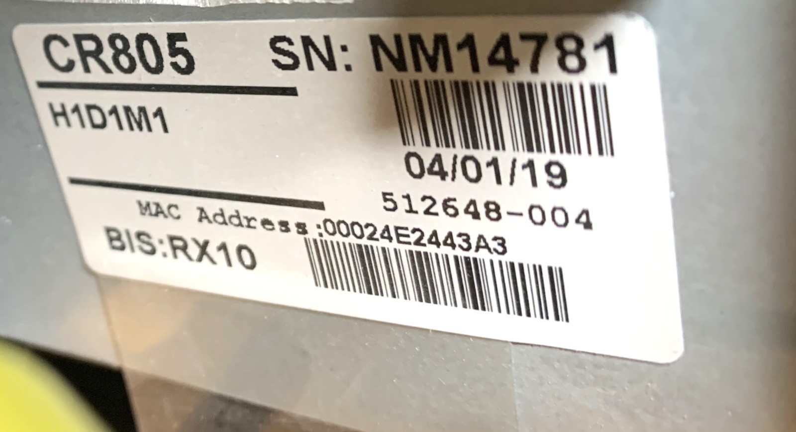 Entrust Datacard CR805 RX10 Security Color ID/Card Printer