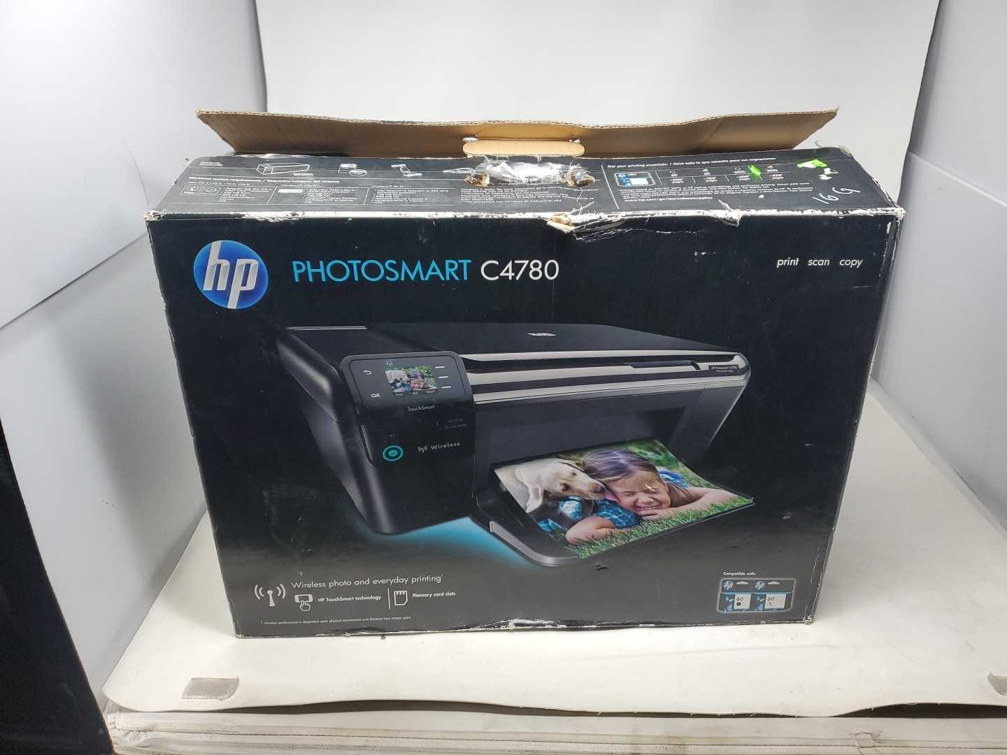 HP Photosmart C4780 All-in-One Print Inkjet Wireless Photo Printer| Read