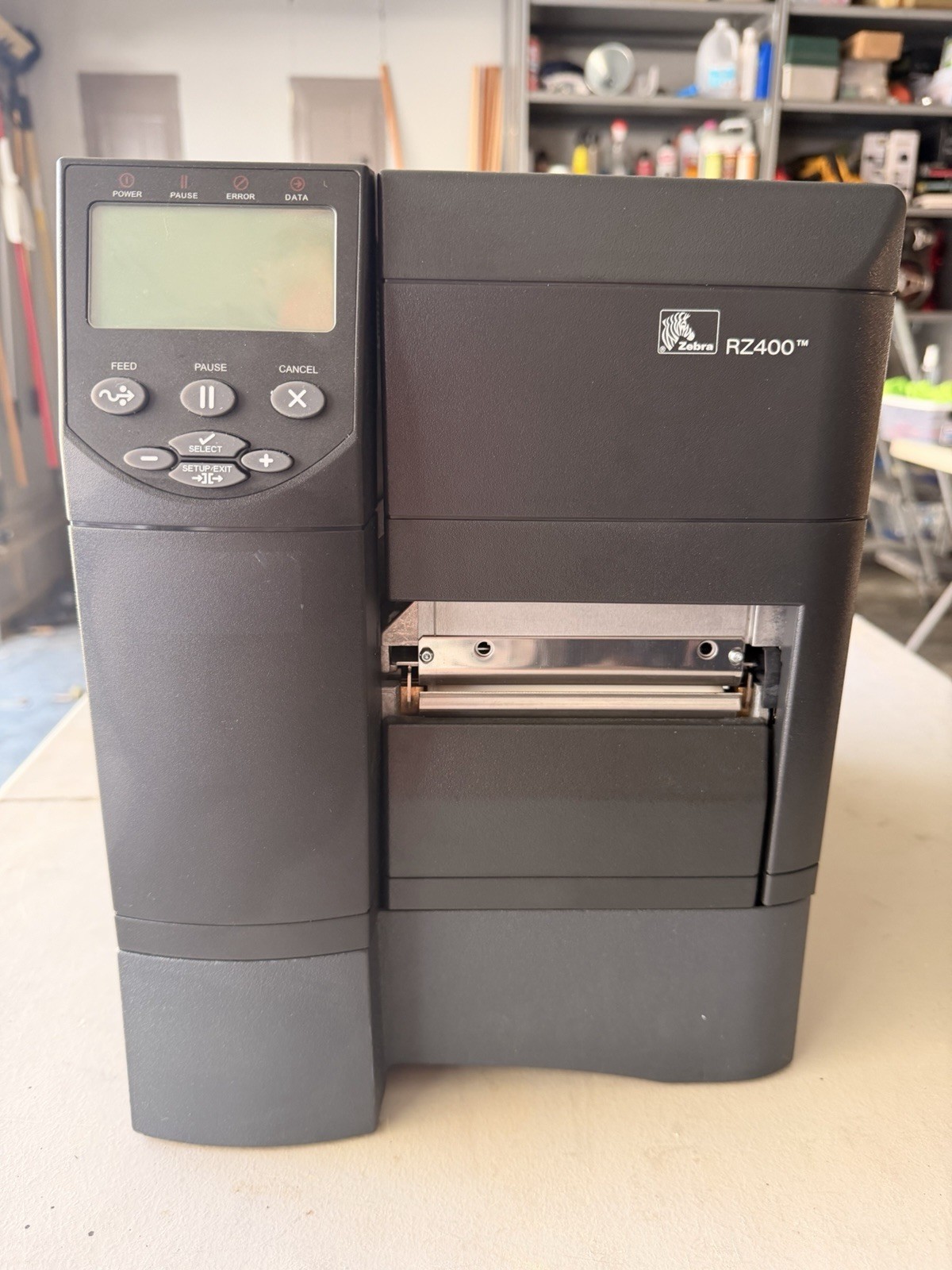 Zebra ZM400 Thermal Transfer Label Printer Ethernet USB Serial FULLY TESTED