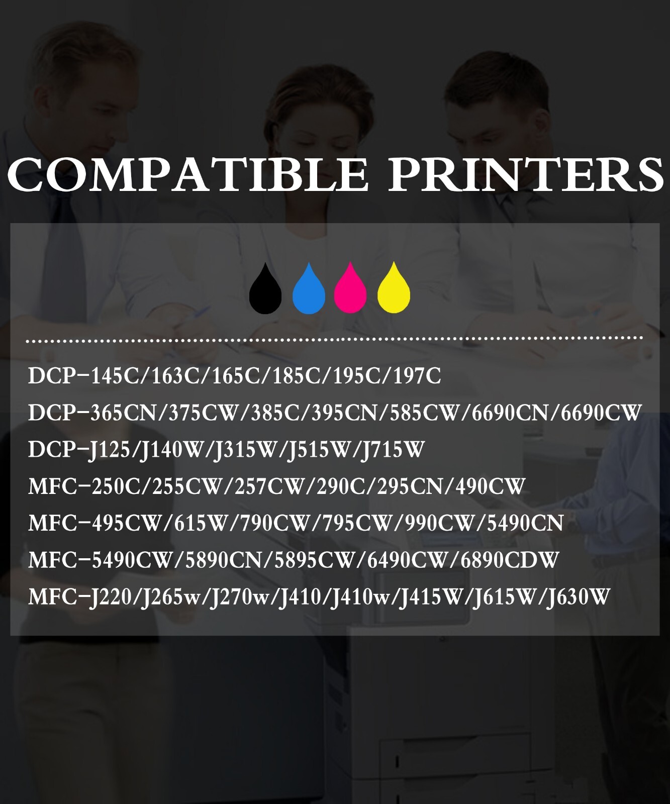 3PK LC-65 LC-65XL Ink Cartridge 65XL for MFC-790CW Printer