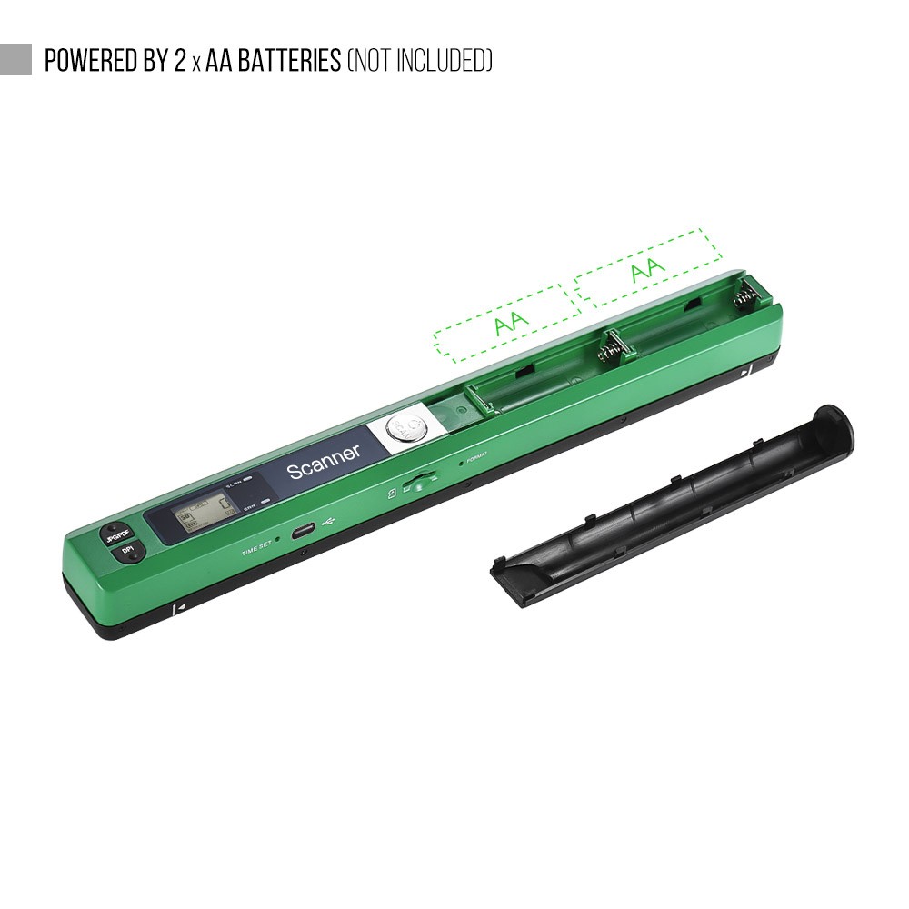 Portable Handheld Wireless Scanner 900DPI A4 LCD Type-C JPG PDF Bag