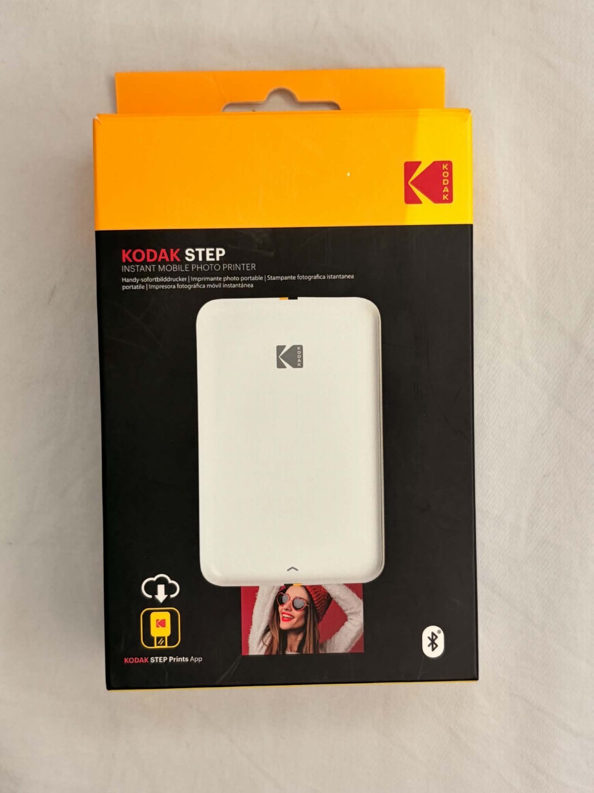 Kodak Step Mobile Instant Photo Printer, Portable Zink 2×3 Mini Printer, White