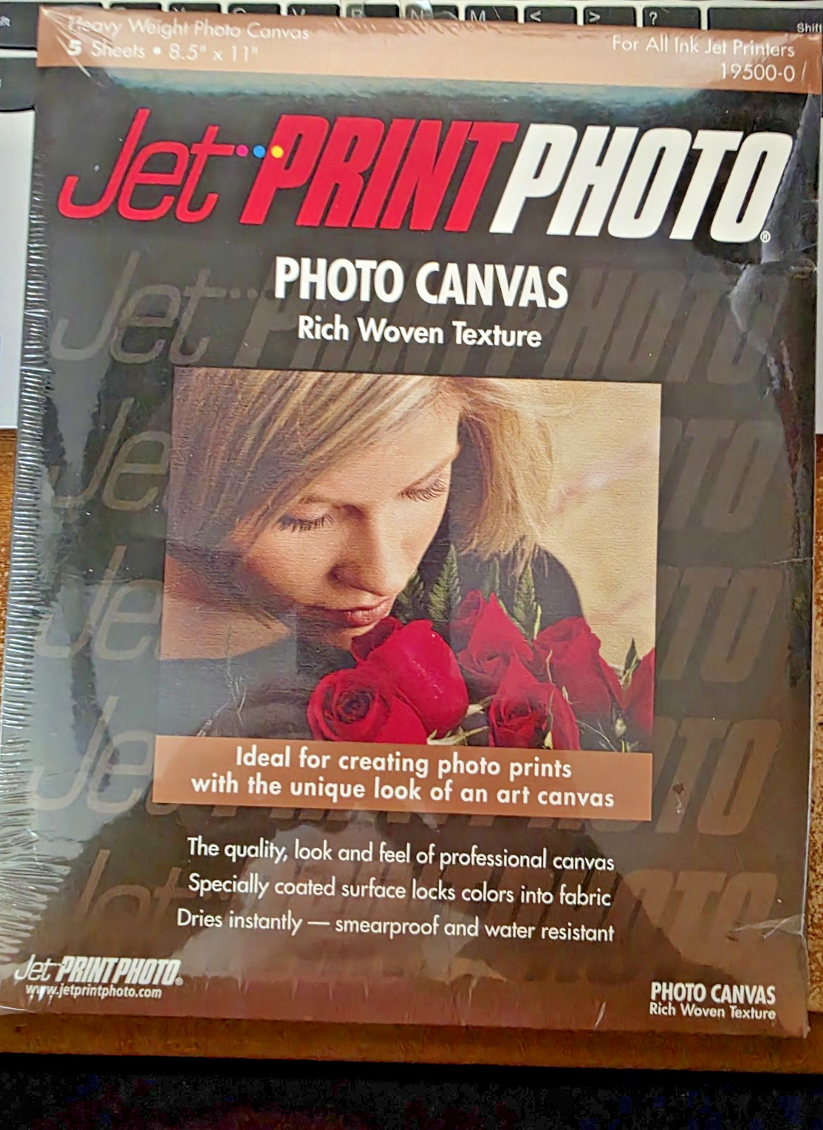 Jet Print Photo Canvas Rich Woven Texture Photo Canvas 5 Sheets 8.5″ x 11″