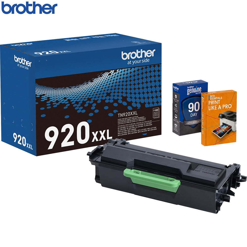 Brother Genuine Super High Yield Toner Cartridge Black + Deco Essentials Guide