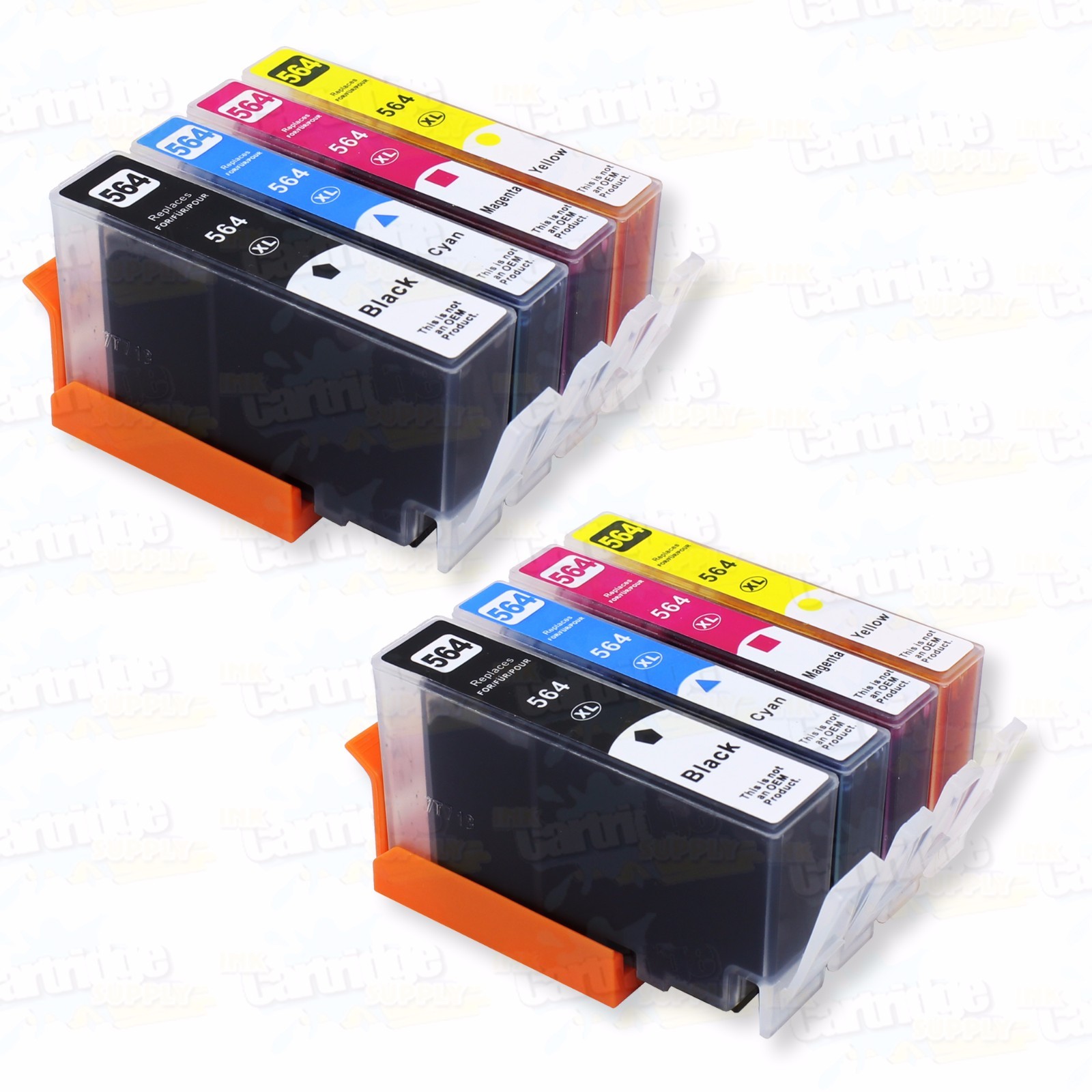 8PK 564 XL Ink For HP PhotoSmart 5510 5511 5512 5514 5515 5520 5521 5522 6520