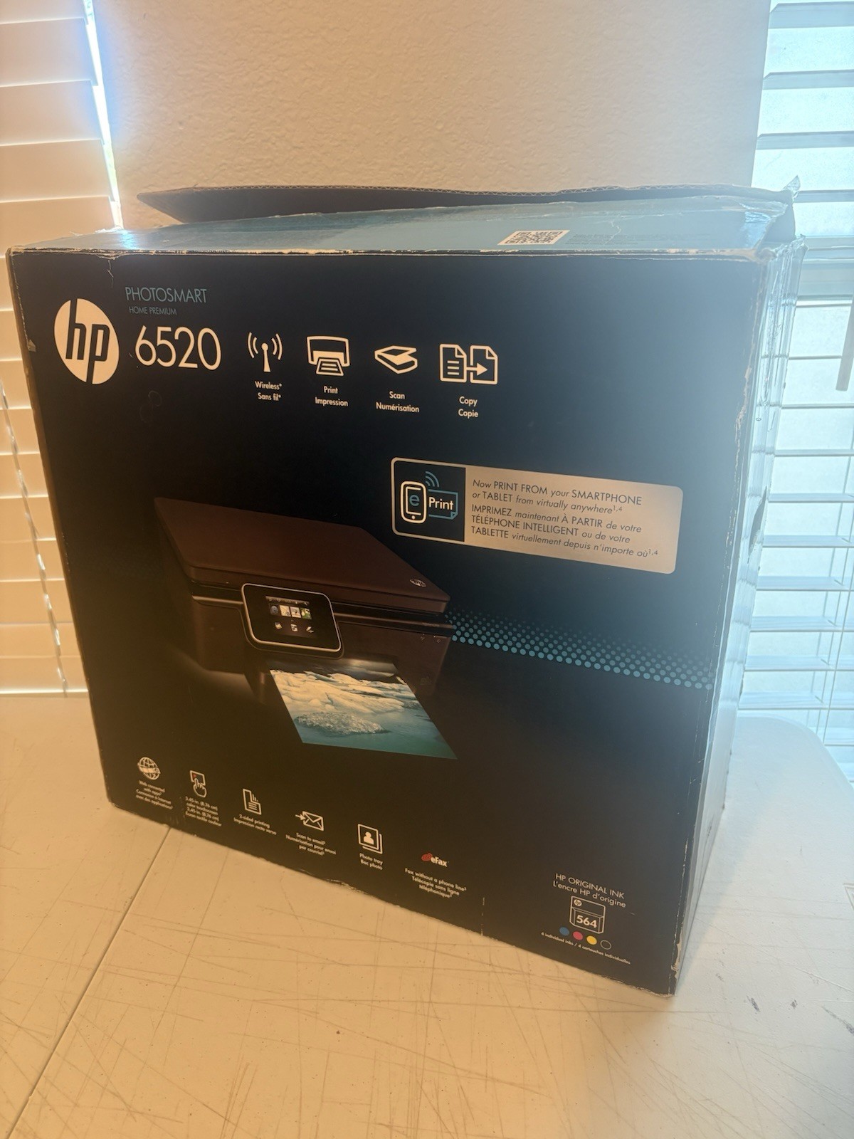 HP Photosmart 6520 Home Premium E-All-in-One Printer -Open Box