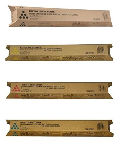 Ricoh Toner Set for MP C2800, C3300, 8414276, 841421, 841422, 841423 Ship Fast