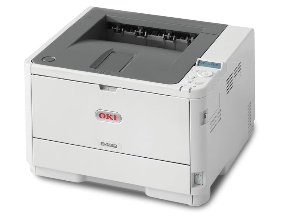 OKI B432dn Monochrome Laser Printer 42ppm Duplex USB/Ethernet 62444401- Low Page