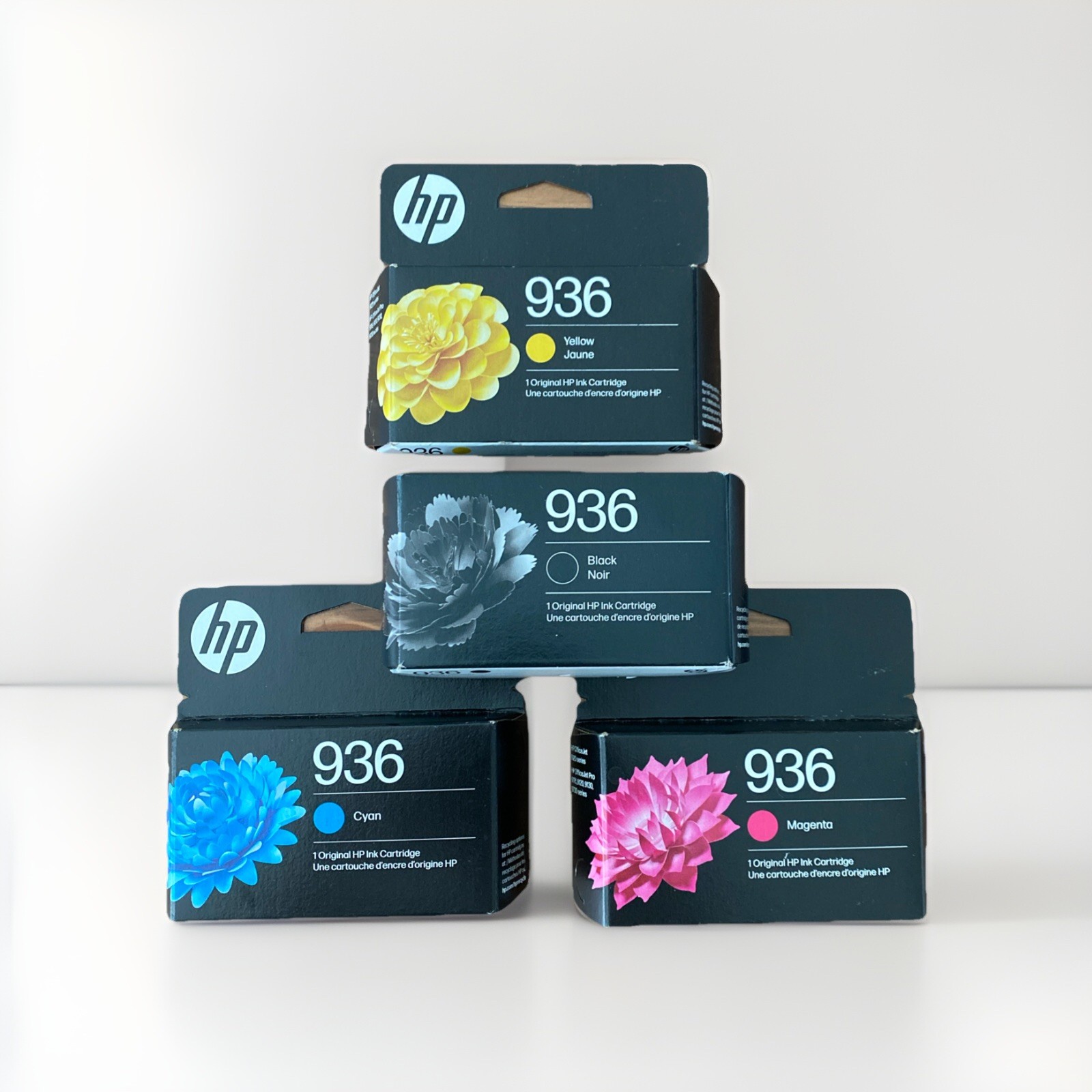 4-Pack HP 936 Ink Cartridges – Black-Magenta-Yellow-Cyan