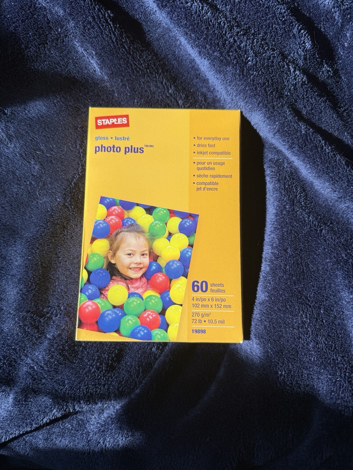 Staples Photo Plus 4×6 Inch Glossy Photo Printing Paper 60 Sheets