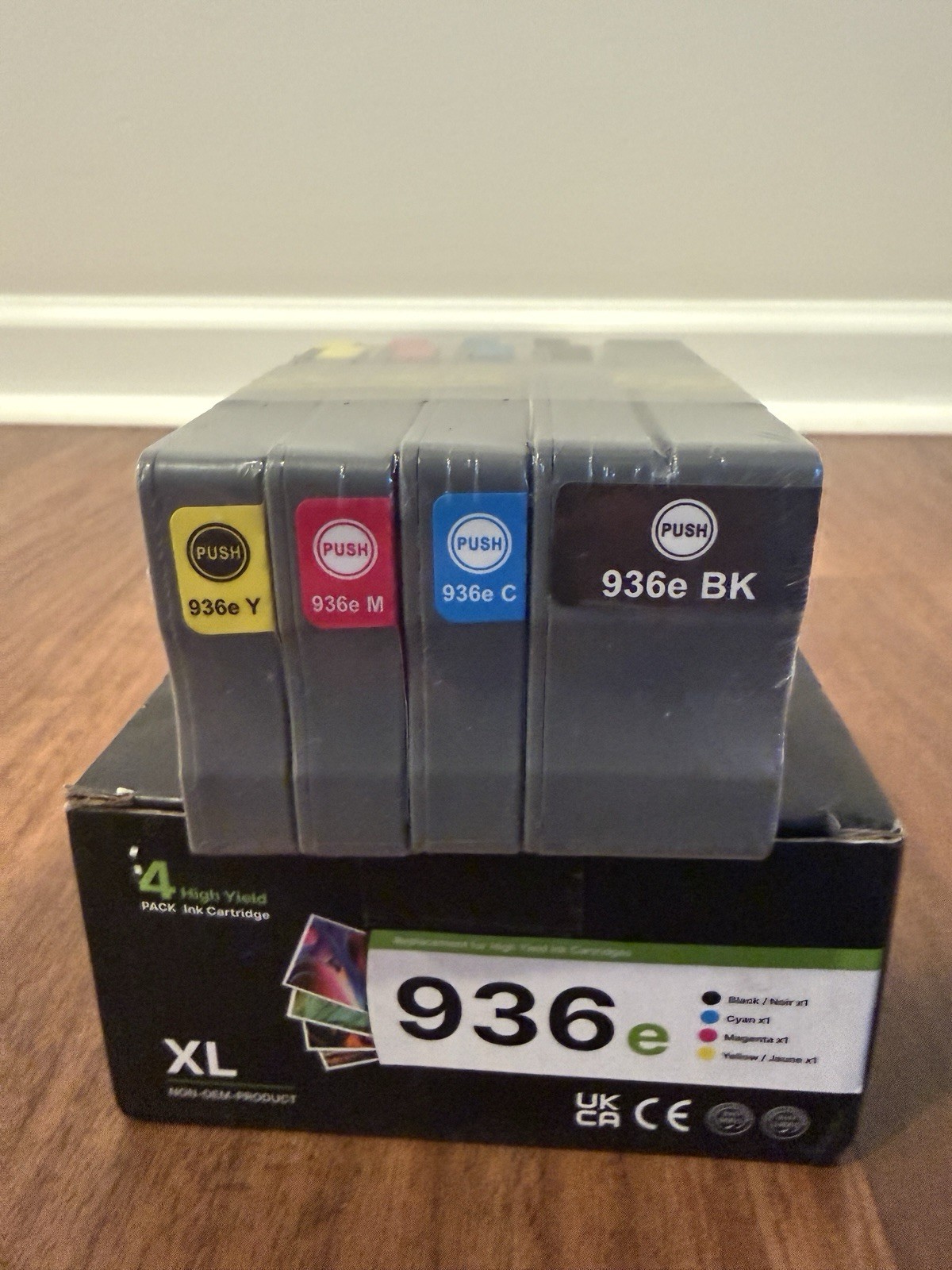 936E 936XL Ink Cartridge (4-Pack) for HP OfficeJet 9120 9135e 9120e 9110 9730e