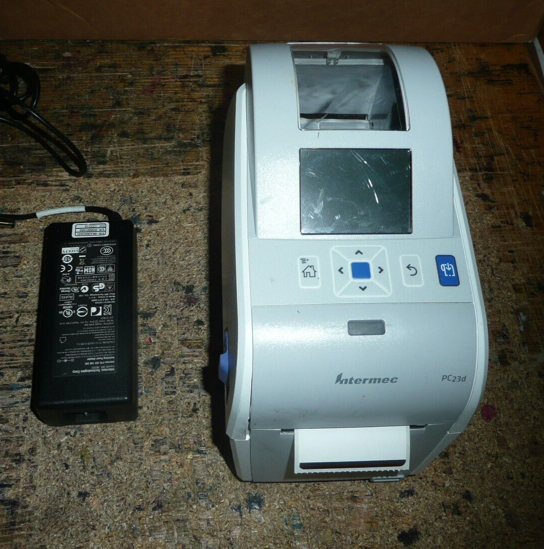 Intermec PC23d Monochrome Barcode Label Desktop Printer USB