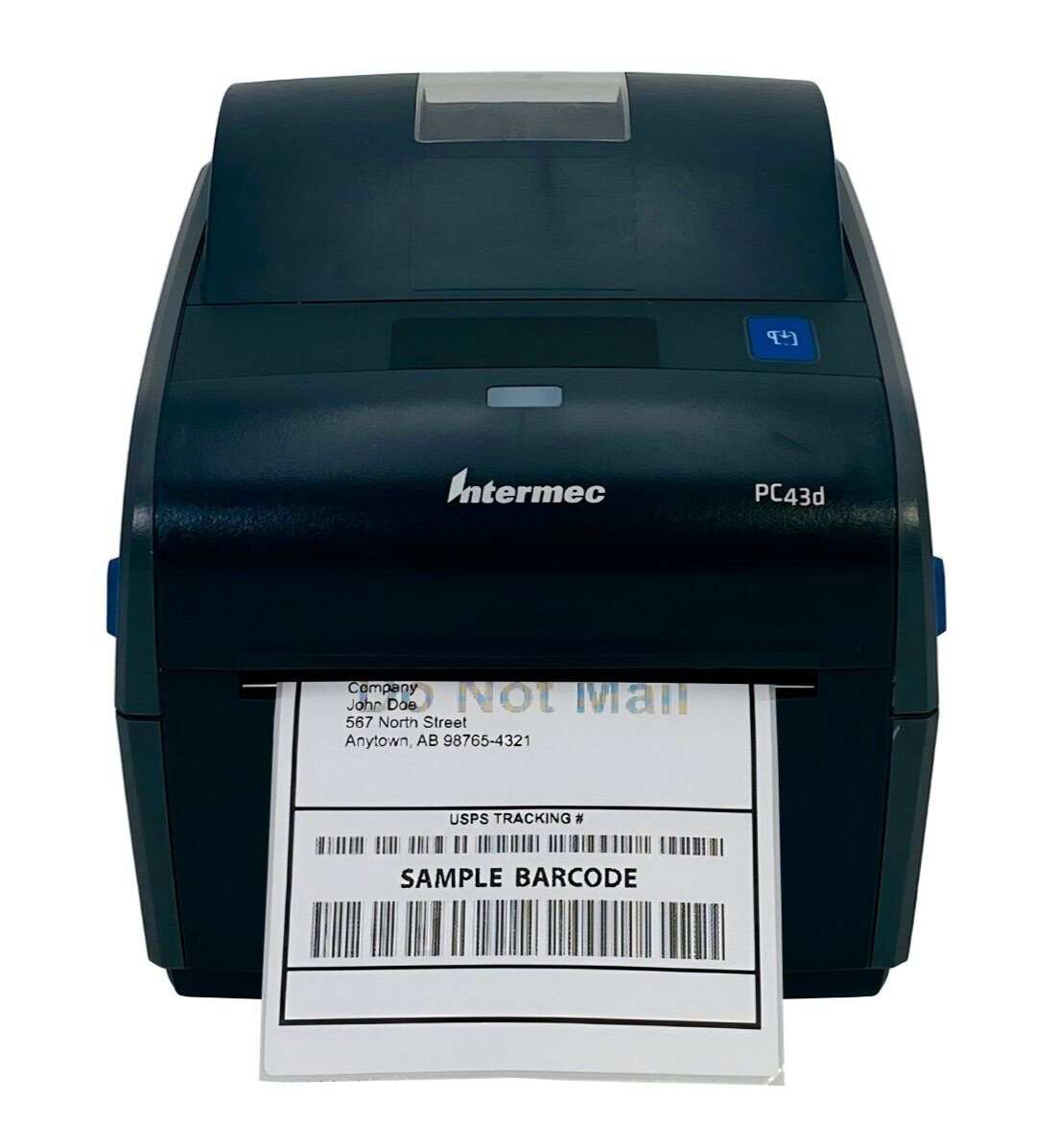 Intermec PC43d Direct Thermal Network Barcode Label Printer USB LAN No Adapter