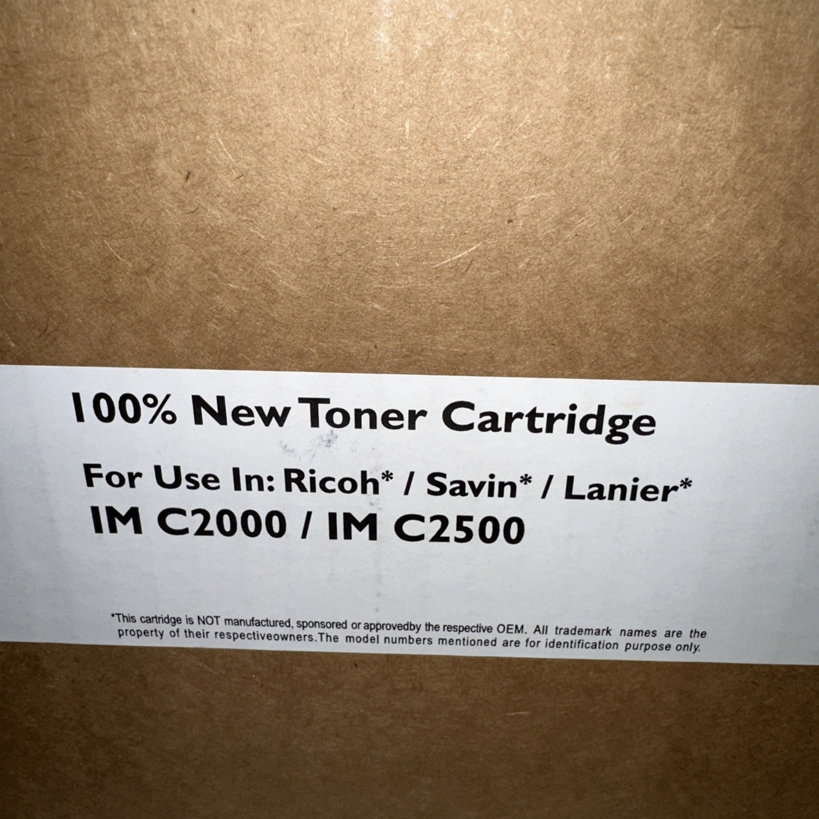 IM C2000 IM C2500 Compatible Toner 4 Pack for Ricoh 842307 842308 842309 842310