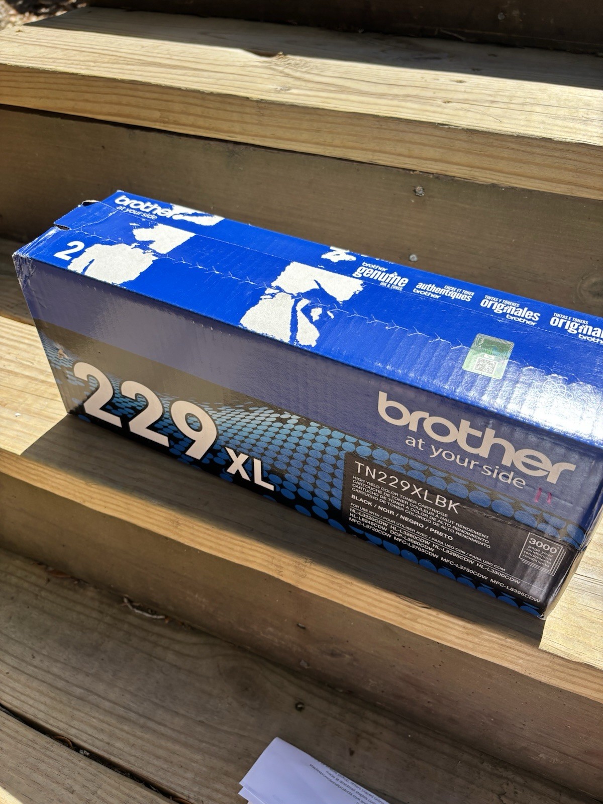 New Genuine Brother TN229XL High Yield Toner Cartridge Black 229 XL SEALED OEM