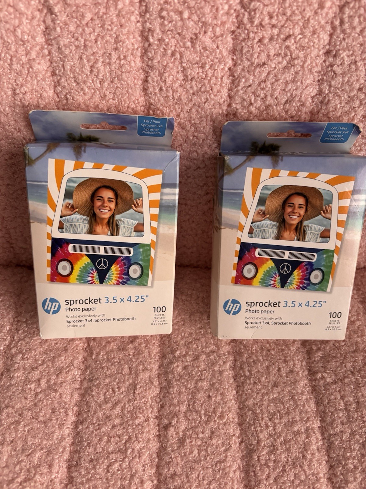 HP Sprocket 3.5×4.25 Glossy ZINK Photo Paper 2-Pack 200 Sheets 3×4