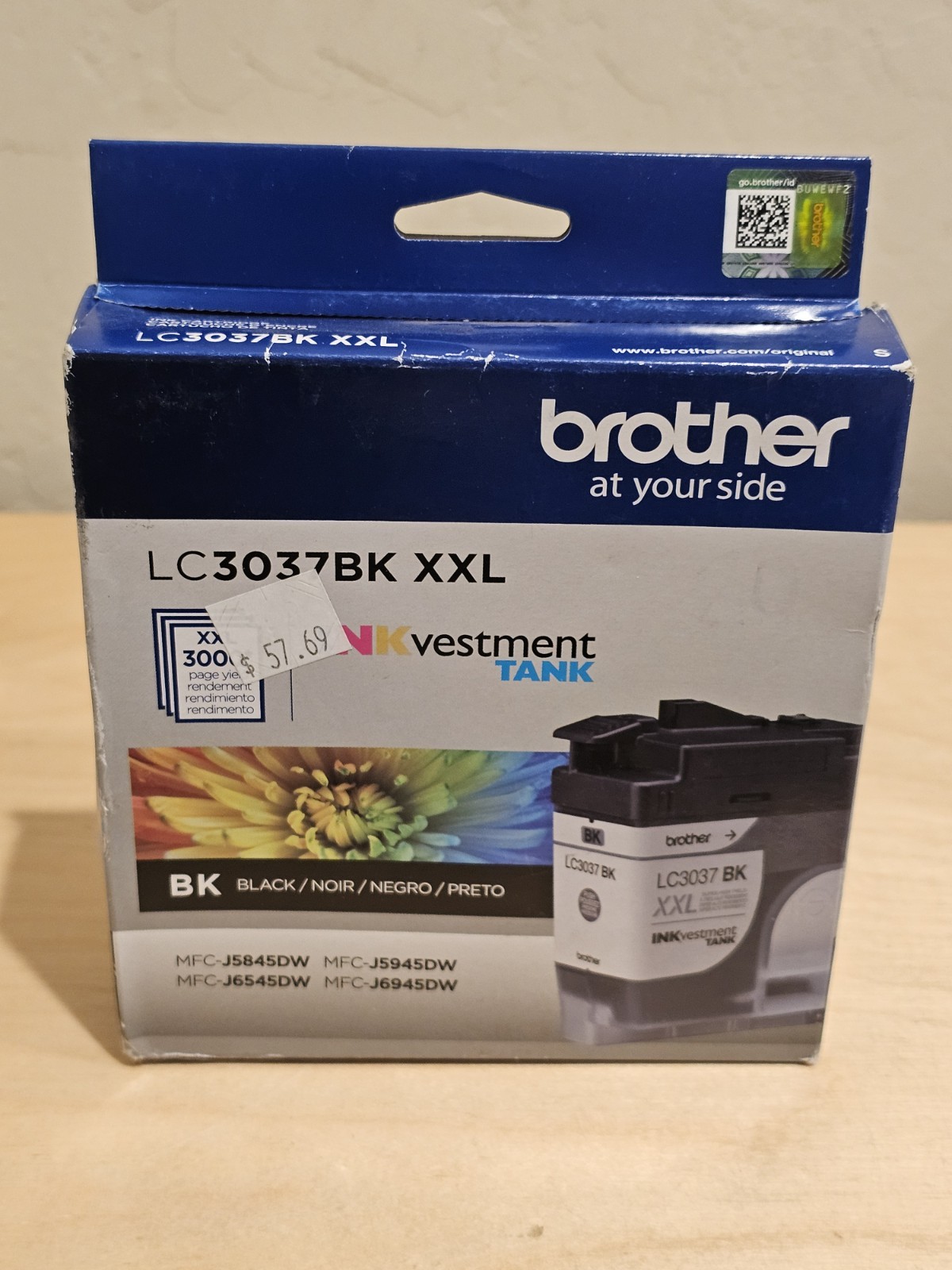 Brother LC3037BK XXL Black INKvestment Tank Ink Cartridge – Super High Yield
