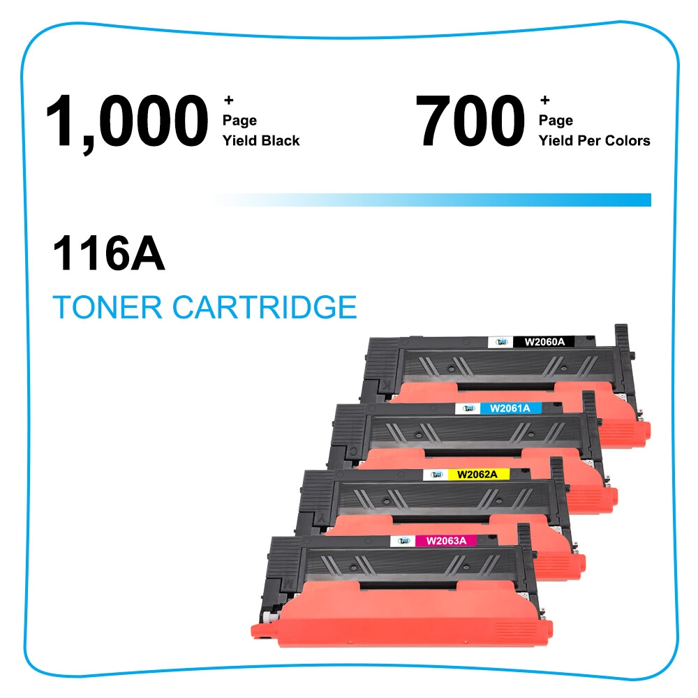 116A Toner Cartridge For HP W2060A Color Laser 150A 150nw MFP 178nw 179fnw