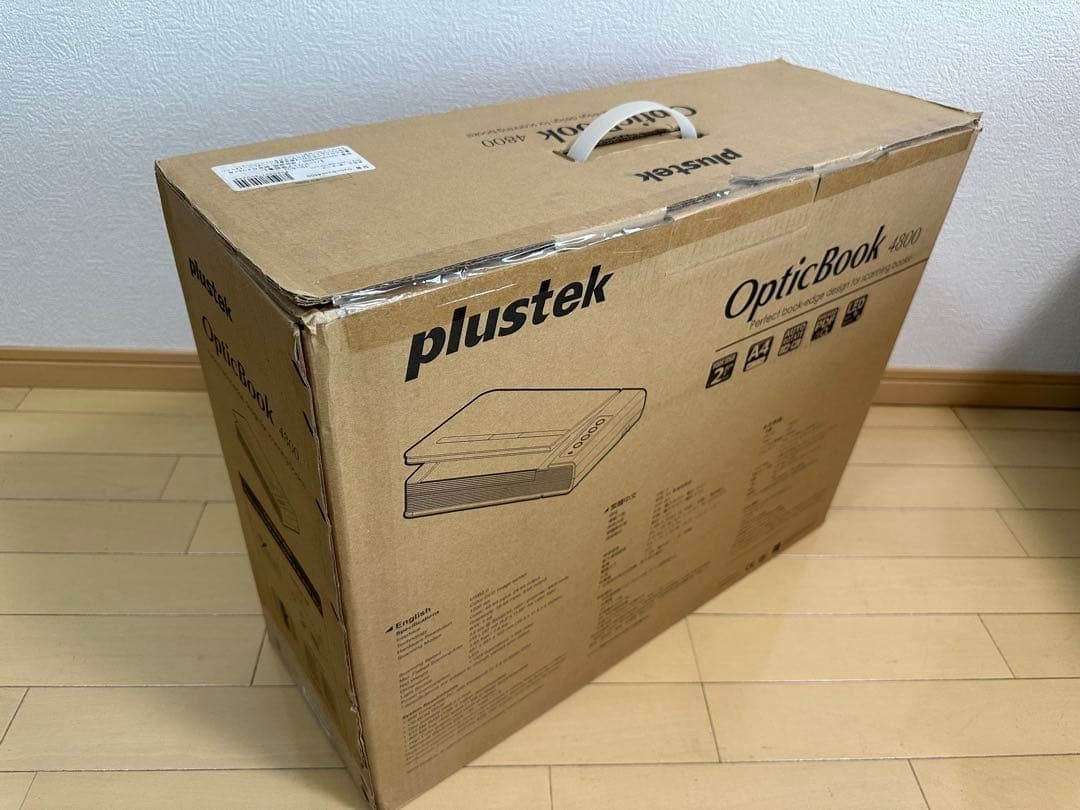 Plustek OpticBook 4800 Book Scanner Flatbed CCD Scanner New Japan