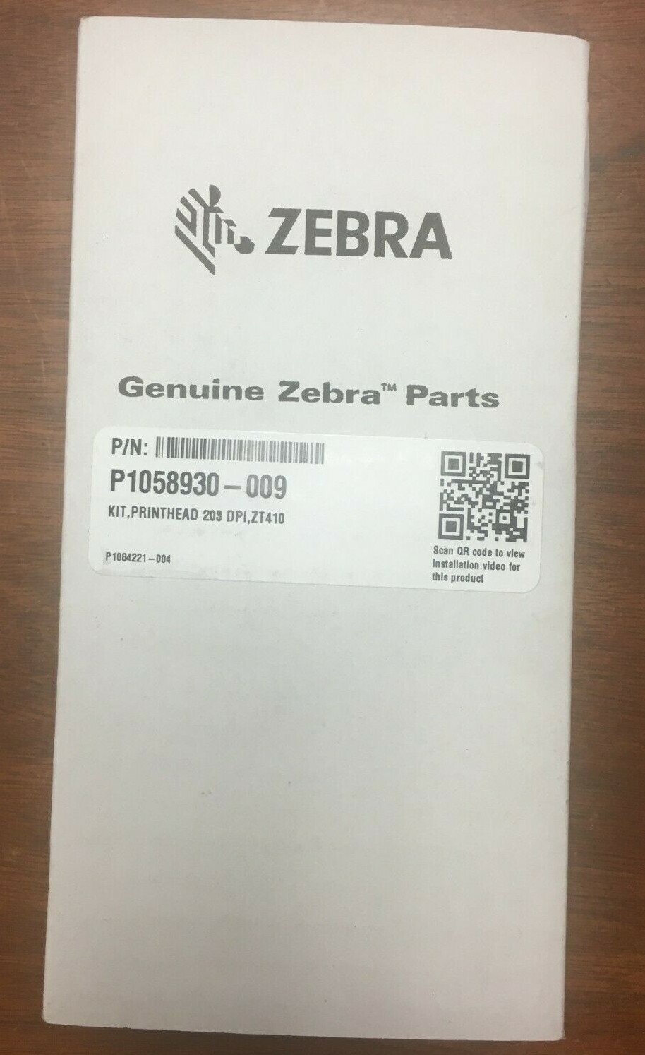New Sealed Genuine Zebra P1058930-009 Kit Printhead 203 DPI ZT410 ZT411