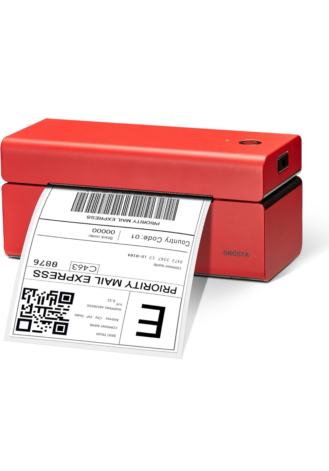 Shipping Label Thermal Printer – USB – Up to 4″x6″ – Compatible With All