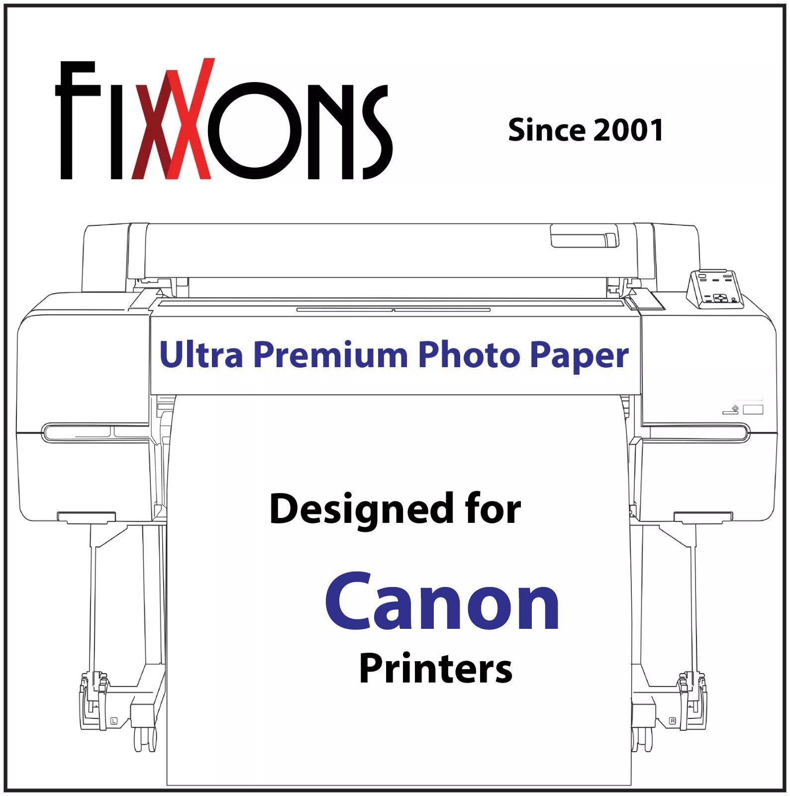 Ultra Premium Glossy Inkjet Photo Paper for Canon 24″ x 100′ Roll