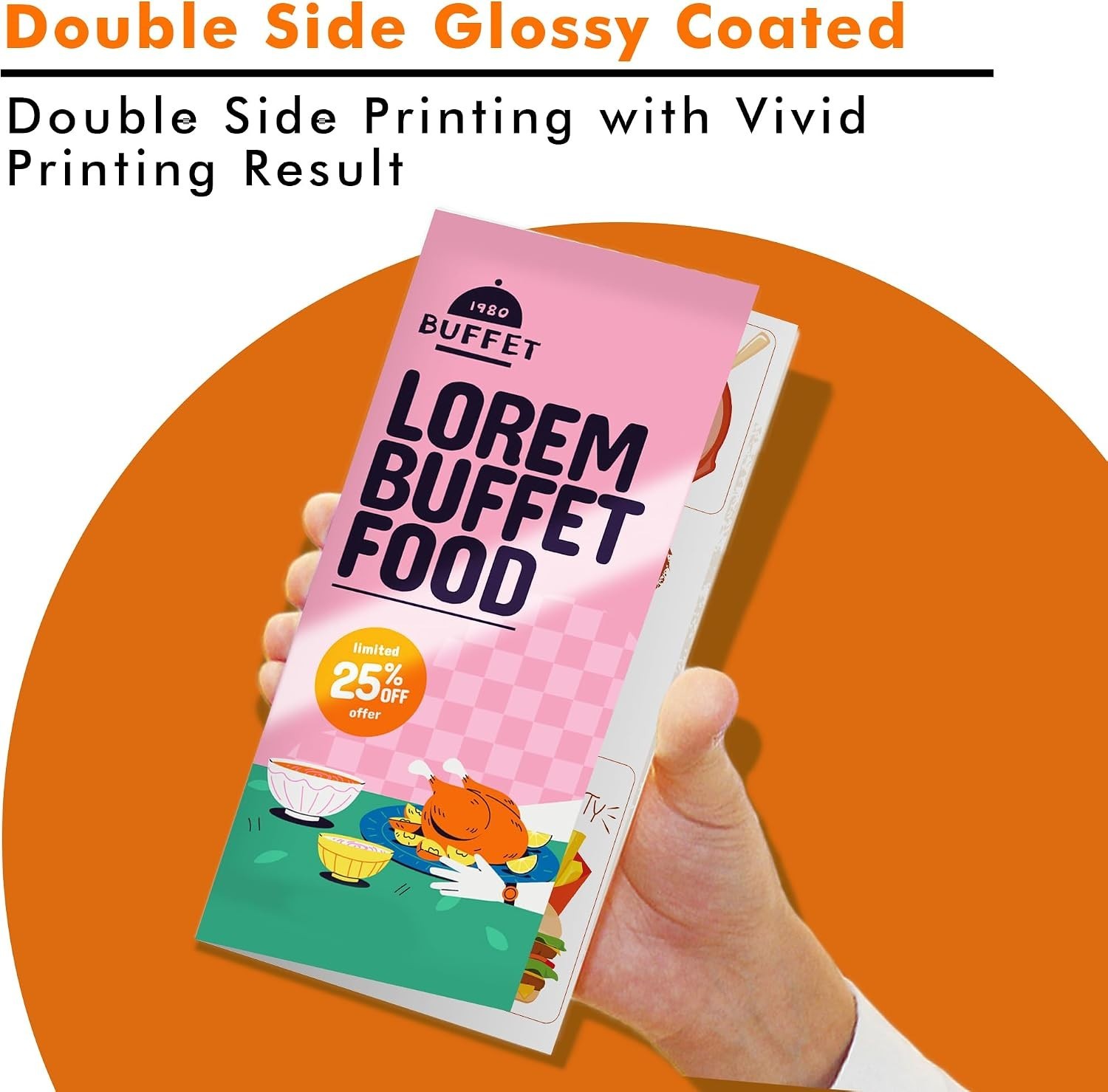Professional Grade Double-Sided Glossy Photo Paper, 8.5×11, 100 Sheets, 260gsm