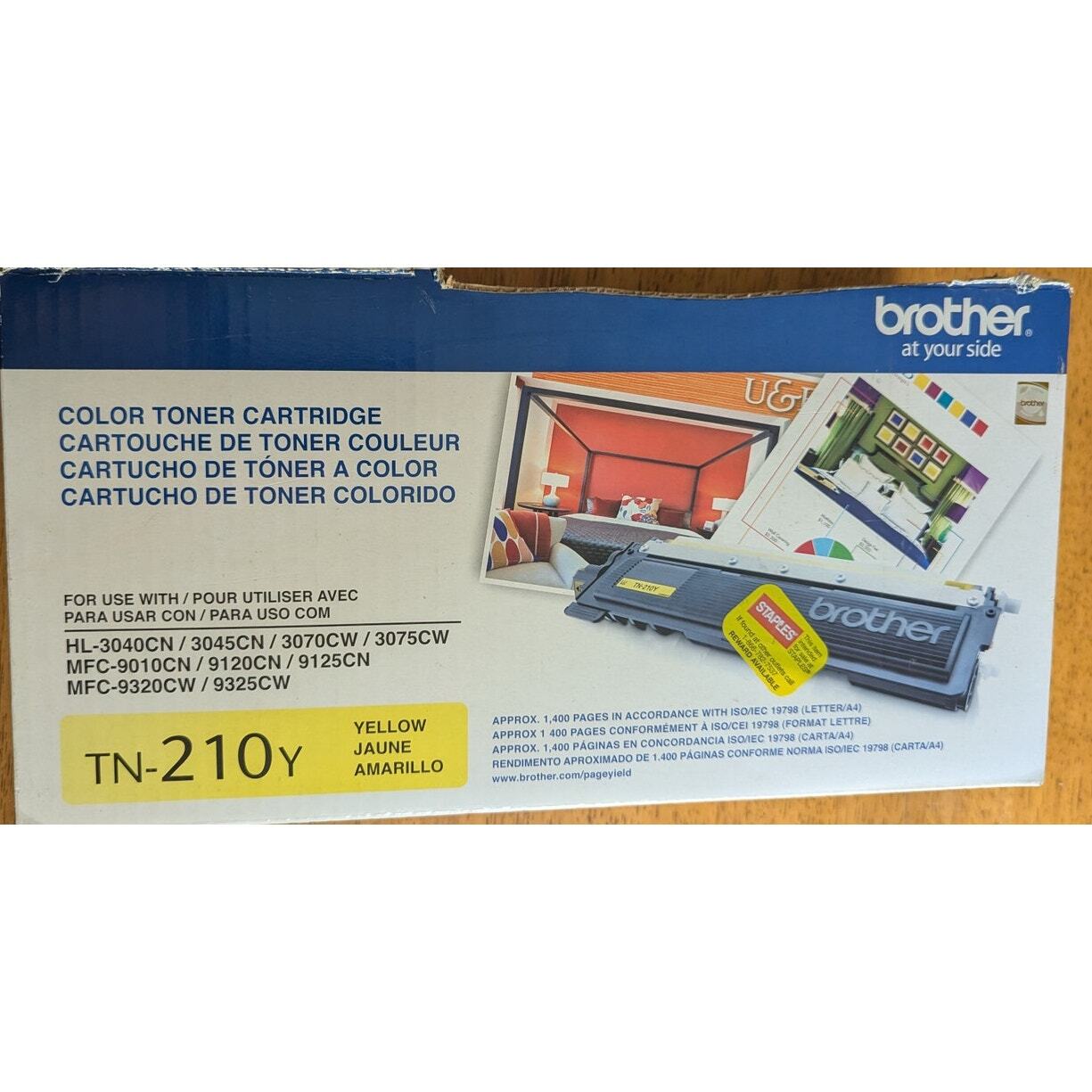 New Brother Color Toner Cartridge -Yellow Tone