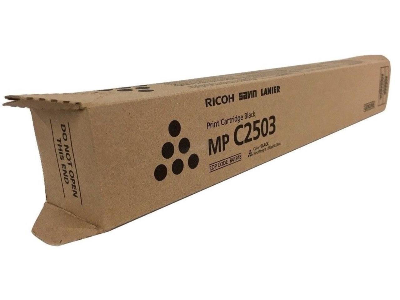 RICOH BLACK TONER CARTRIDGE FOR USE IN MPC2003 MPC2004 MPC2503 MPC2504 ESTIMATED