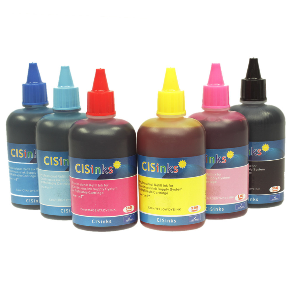 Refill Ink Bottle Set for Espon Artisan 50 Stylus Photo R260 R280 R380 T078 CISS