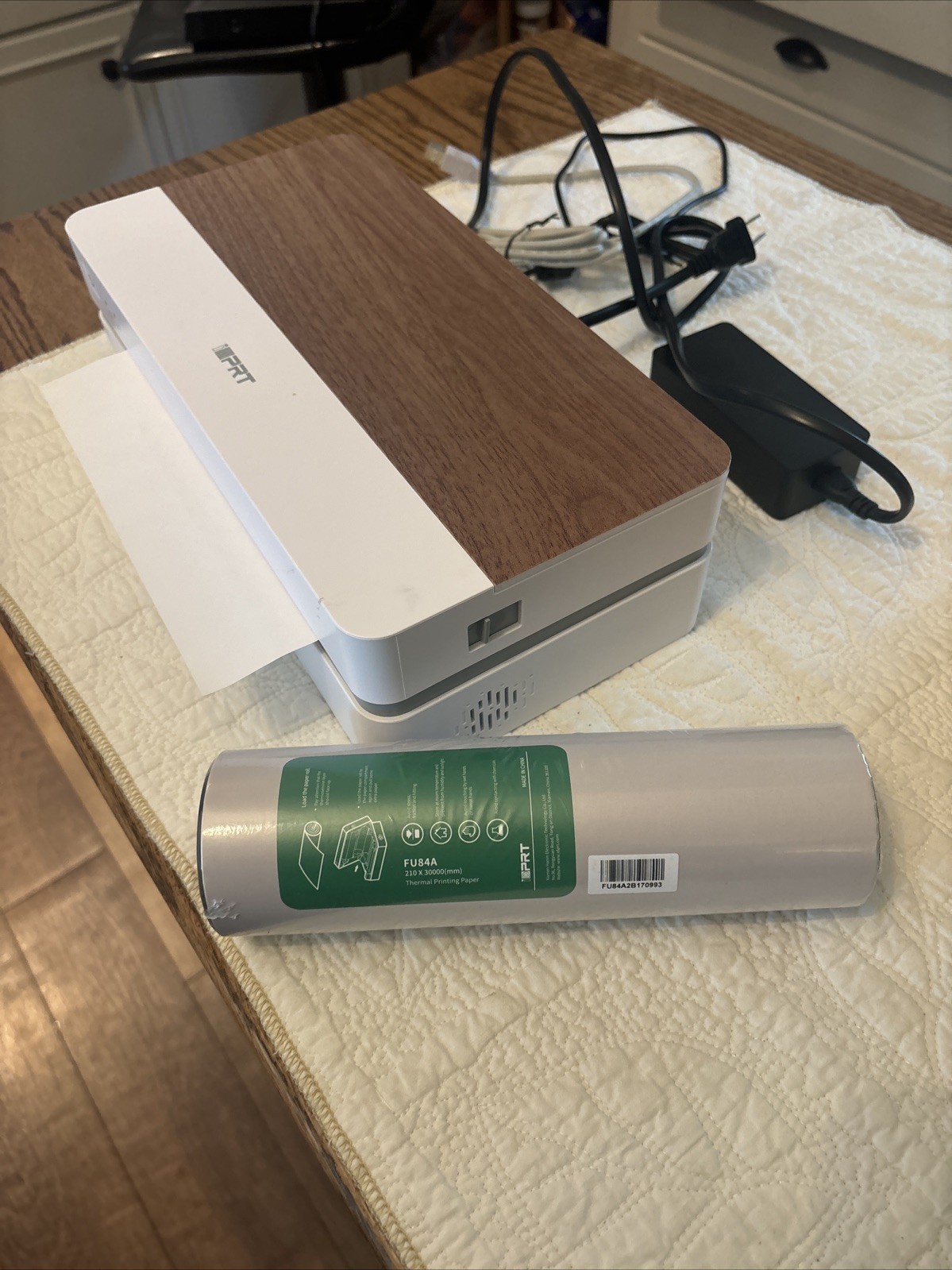 iDPRT Future800 A4 Thermal Printer, Portable Printer 300dpi Res + Roll Of Paper