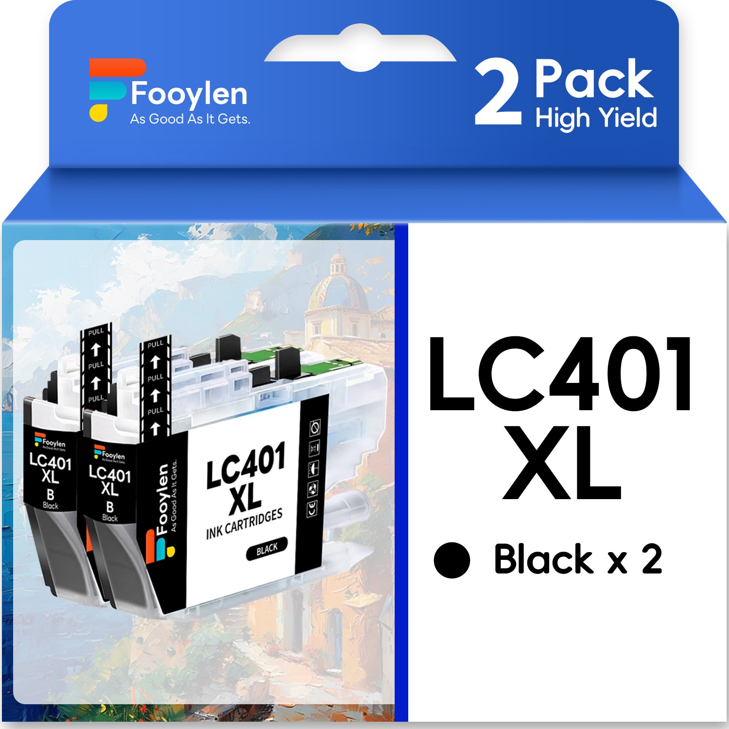 LC401 LC401XL Ink Cartridges for Brother MFC-J1010DW MFC-J1012DW MFC-J1170DW