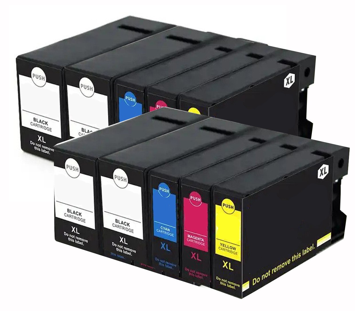 10PK XL Replacement Ink +chip for Canon PGI 1200XL MAXIFY MB2720 MB2120 MB2320