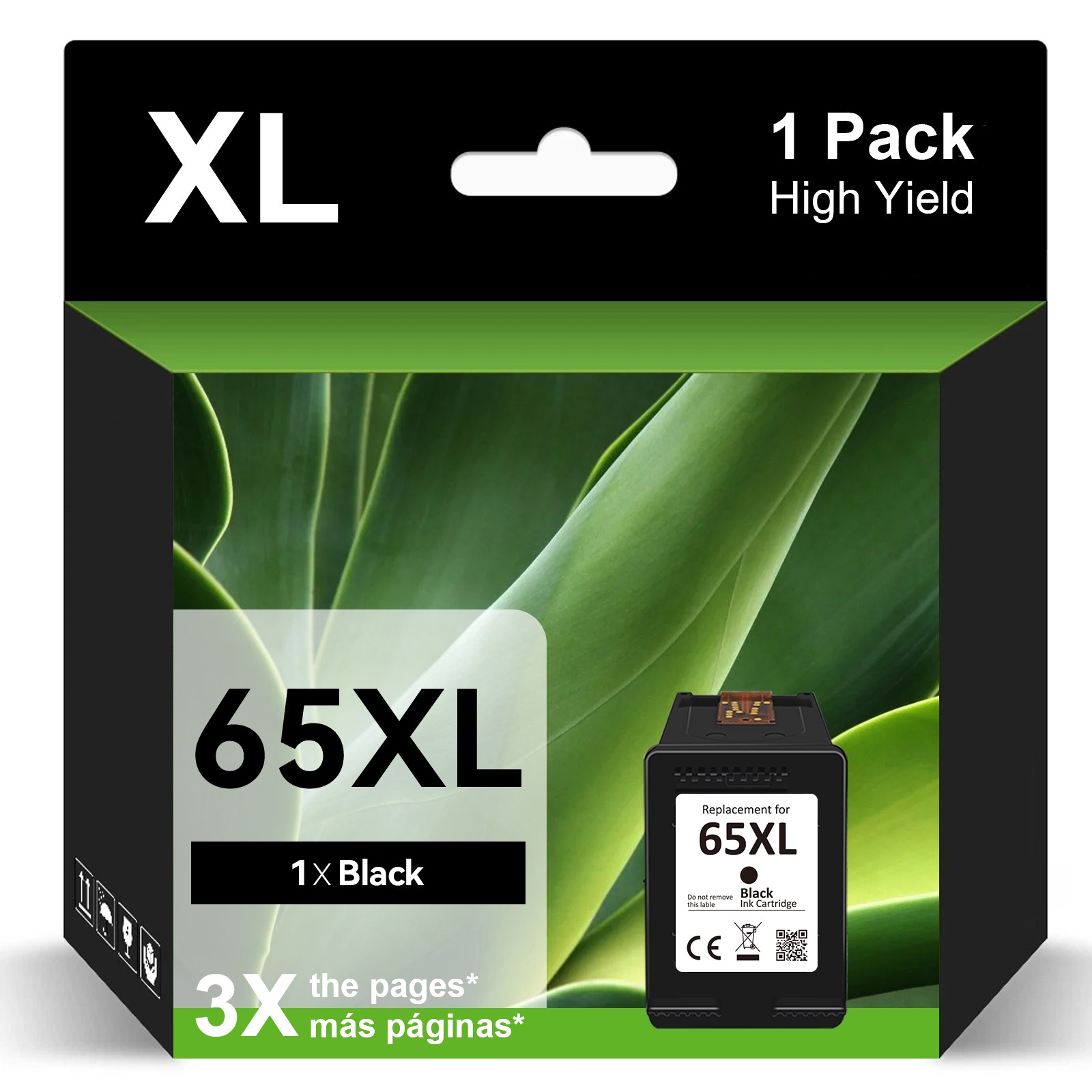 65XL Ink Cartridges for HP 65 Deskjet 2652 2655 3752 3755 ENVY 5010 5055 5058