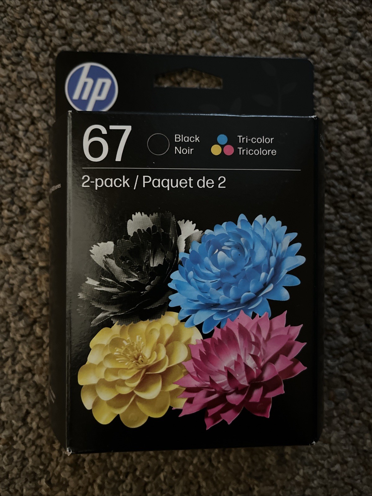 HP 67 Black Original Cartridge, 2 Pack Includes Tri color: May 2027