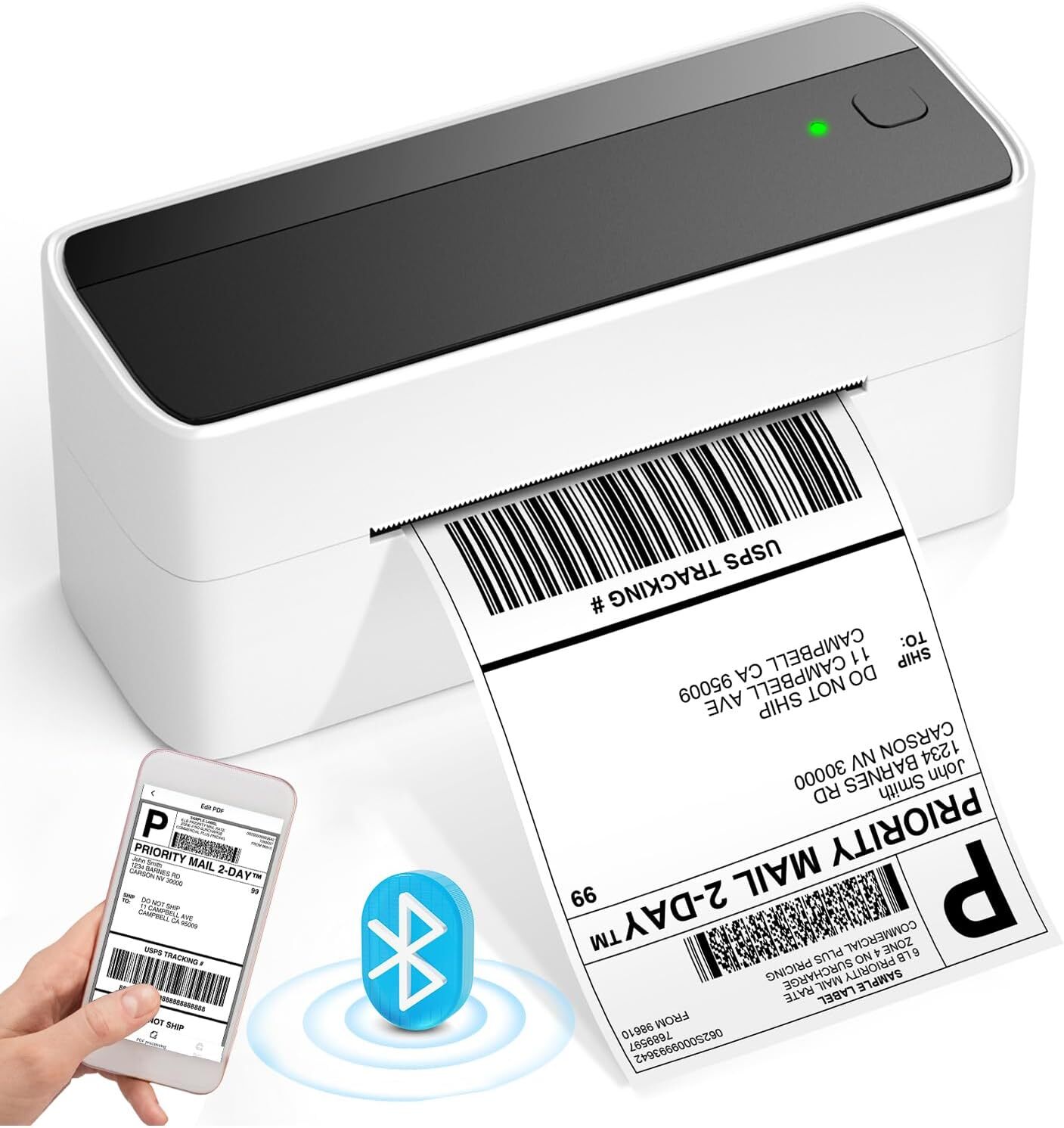 Phomemo Bluetooth Thermal Label Printer 241BT 4X6 Printer for Shipping Packages