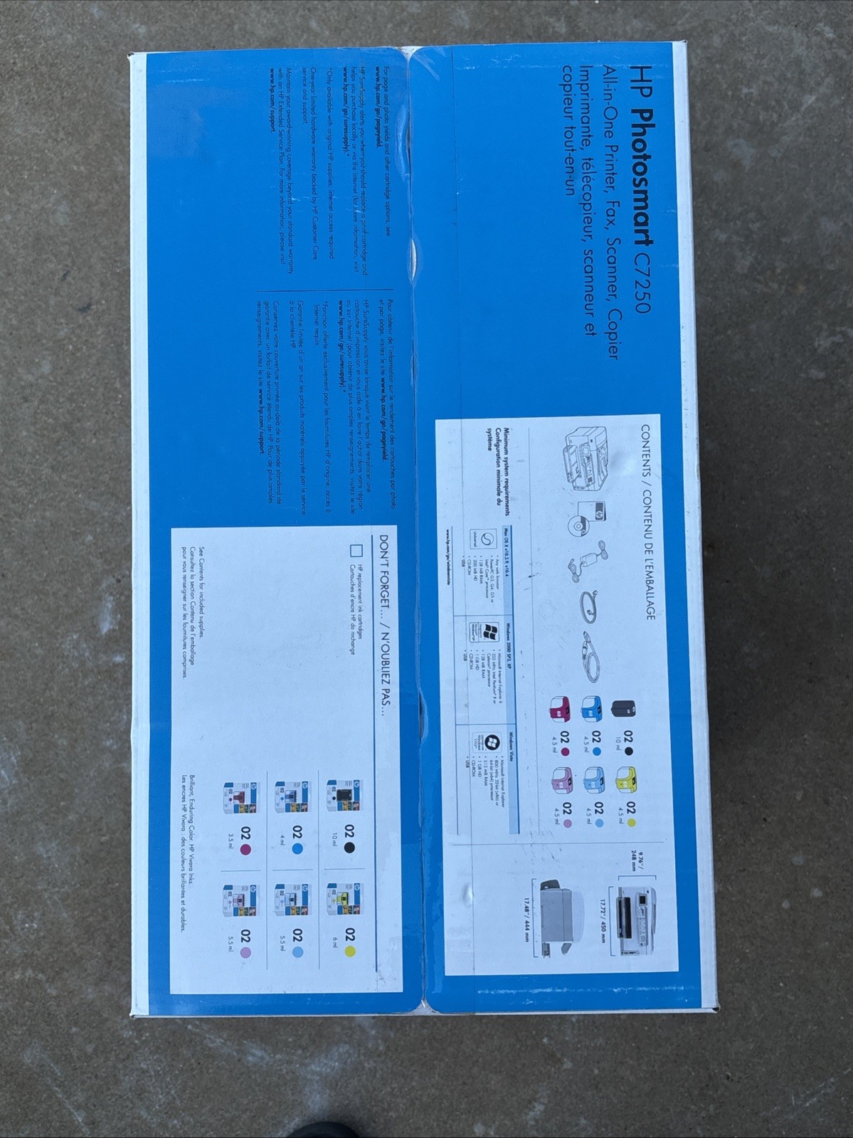 HP photosmart c7250 printer NEW Sealed