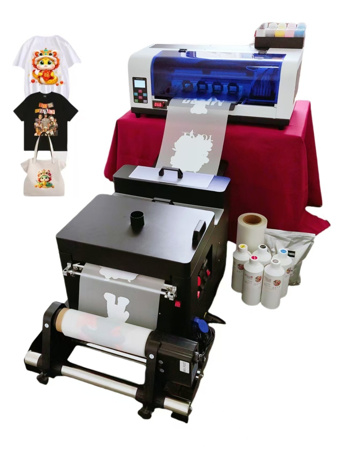 For T shirt Sportswear garme 13 inch /A3+ XP600 Single Head New DTF Printer