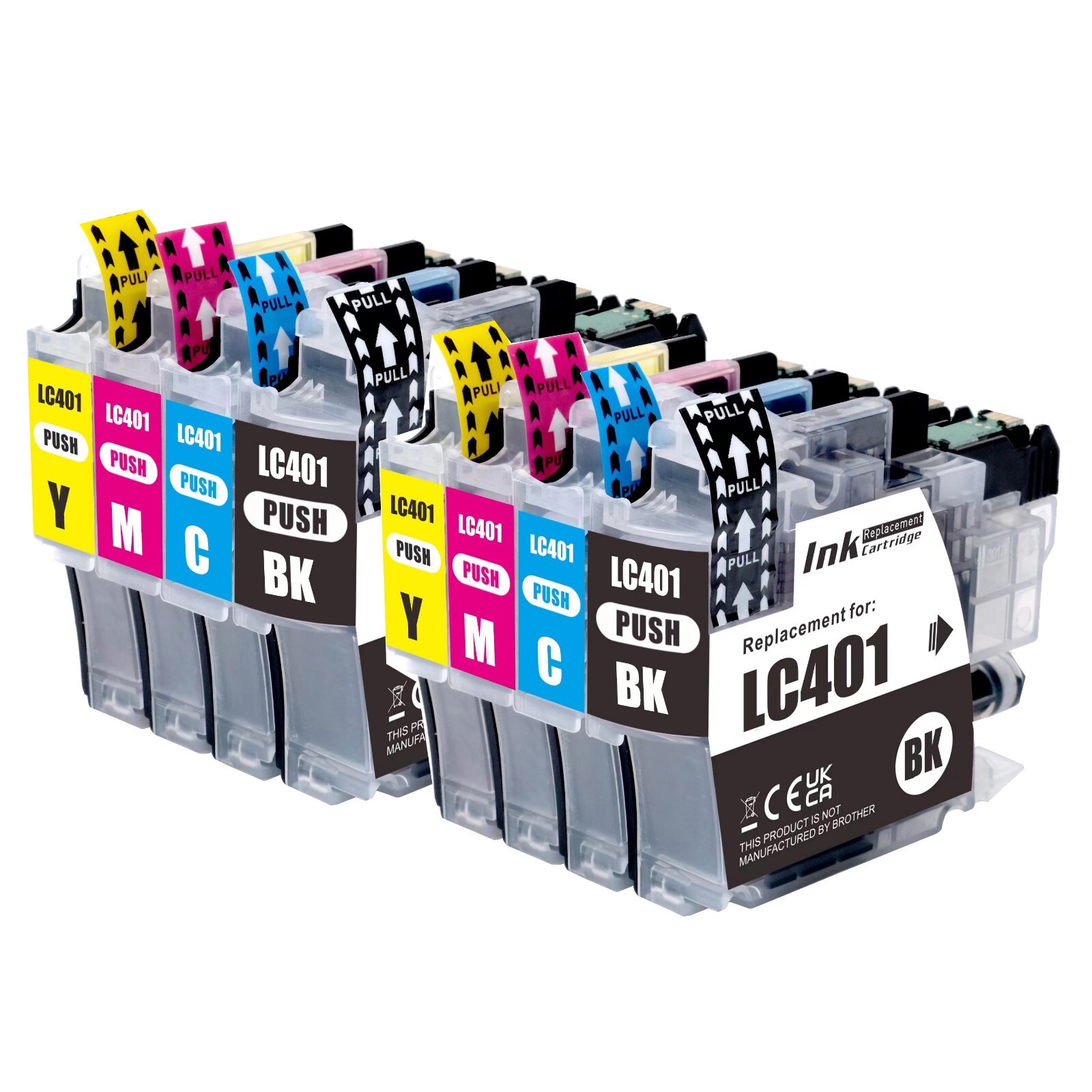 Printer Ink Compatible with Brother LC401 MFC-J1010DW MFC-J1012DW MFC-J1170DW