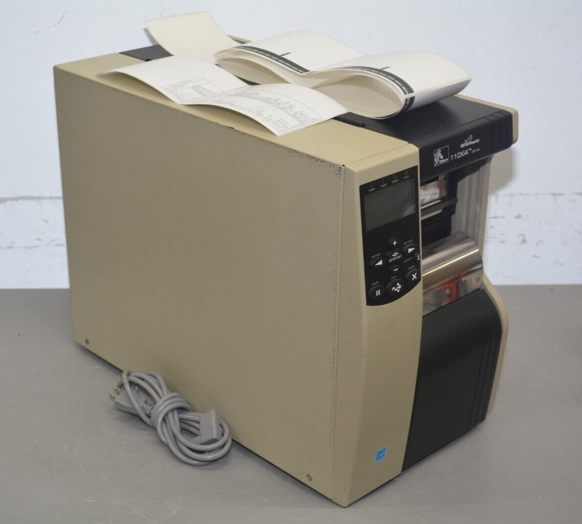 ^ Zebra 110Xi4 Thermal Barcode Label Printer 203 DPI RFID Ready #X1028