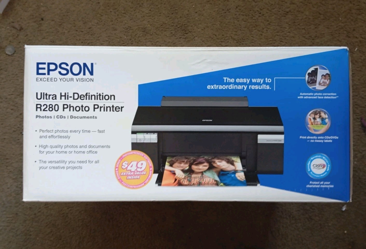 Epson R280 Photo Printer Ultra Hi-Definition Inkjet Printer