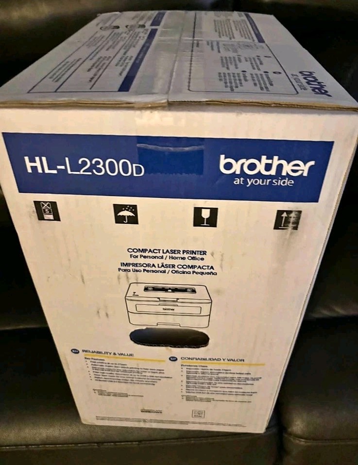 Unopened Brother HL-L2300D Printer Duplex USB 2.0 Toner Save Mode
