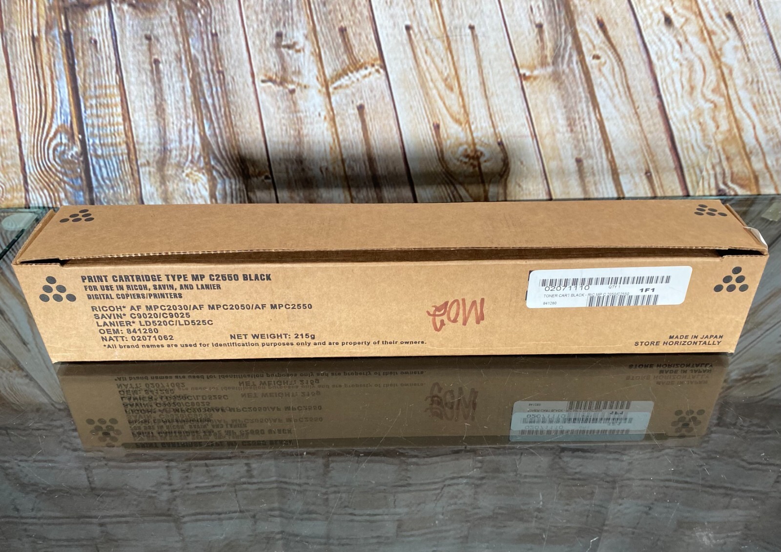 Ricoh Lanier Savin 841280 Black Toner Cartridge MP-C2030 C2050 C2530 C2550