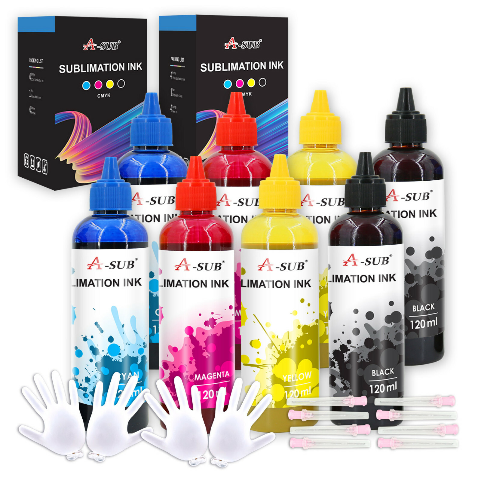960ML Bulk A-SUB Sublimation Ink for All Inkjet ET-2720 2760 4800 2800 2803 2400