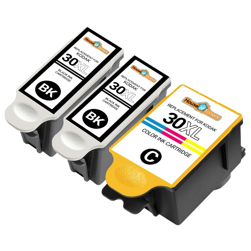 3PK 30XL Black & CoIor Ink Cartridges for Kodak ESP Office 2170 ESP C310 Printer
