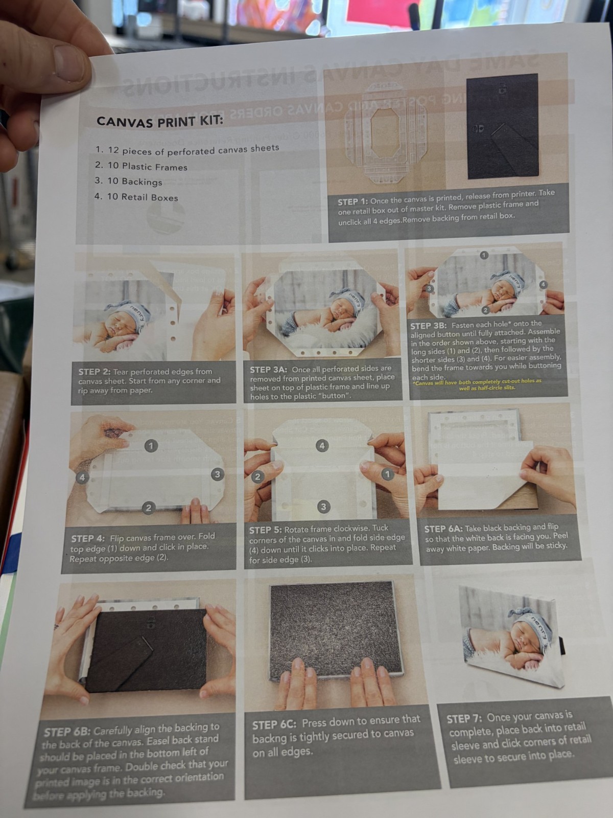 CVS Photo Canvas Gallery Wraps 10 pack 8″x8″ Make your own canvas pictures
